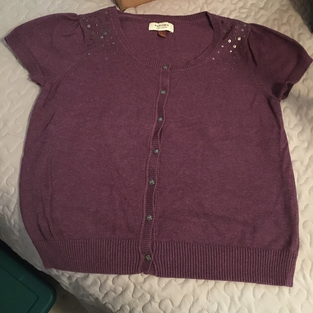 Sparkly Purple Sweater